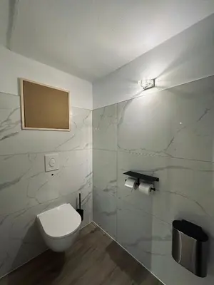 Salle de bains dans l'établissement Le Parc 96 - Gîte aux Portes de Colmar