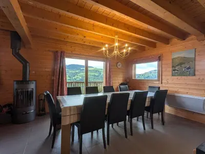 Plan de l'établissement Le Grand Chalet Bellevue - parking Wifi BBQ