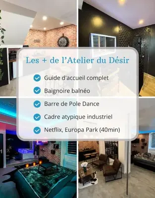 Plan de l'établissement L'Atelier du Désir - Centre - Proche Gare