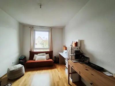 Coin salon dans l'établissement Spacieux appartement lumineux