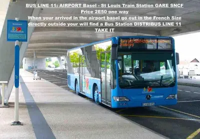 Plan de l'établissement Studio 8 - proche tram, Bâle, autoroute