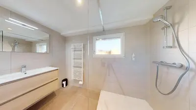 Salle de bains dans l'établissement Nid de la Luss