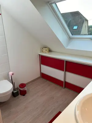 Salle de bains dans l'établissement Salutho