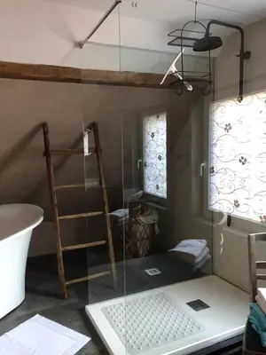 Salle de bains dans l'établissement Le duplex de l ancienne forge