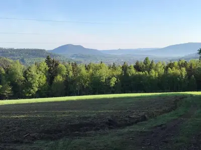 Paysage naturel près de la maison de vacances