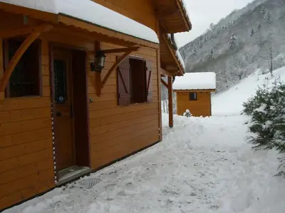 L'établissement Superbe chalet Hautes Vosges en hiver
