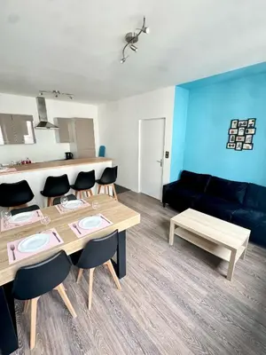 Cuisine ou kitchenette dans l'établissement Cosy 1 - Montbéliard centre 80m2