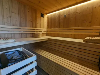 Plan de l'établissement Chalet au cœur des Vosges avec sauna, terrasse et connexion WIFI - FR-1-589-692