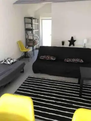 Coin salon dans l'établissement Studio design proche Colmar