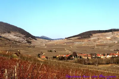 Vue générale sur la montagne ou vue sur la montagne depuis l'appartement