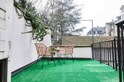 Balcon ou terrasse dans l'établissement BE-1 - Joli 4 pièces tout équipé pour 1-6 pers 1er étage au centre de Mulhouse