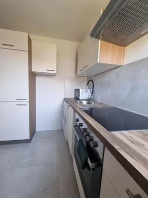 Cuisine ou kitchenette dans l'établissement Top appart V9