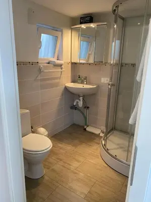 Salle de bains dans l'établissement Studio in Algolsheim Algolsheim