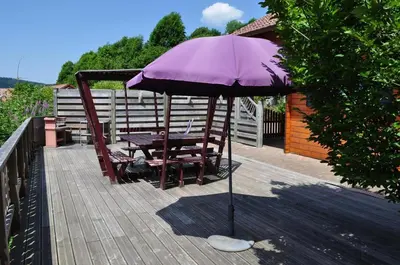 Plan de l'établissement Chalet Ecrin équipé pour Personne à Mobilité Réduite, Belle vue lac, Sauna et Wifi
