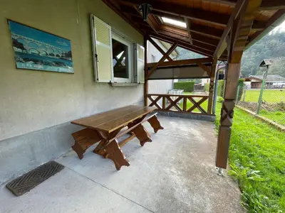 Vue générale sur la montagne ou vue sur la montagne depuis la maison de vacances