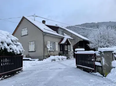 L'établissement Aux Portes Du Parc en hiver