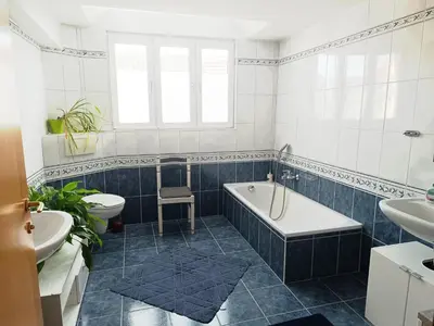 Salle de bains dans l'établissement Formule société porte de Bâle