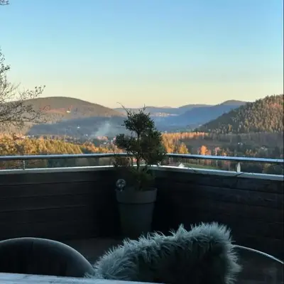 Chalet Villa Piscine vue panoramique sur Gérardmer et le Hohneck