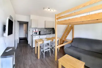 Cuisine ou kitchenette dans l'établissement Le ptit vosgien - Appt à 15min des pistes