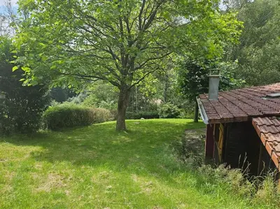 Jardin de l'établissement Le chalet de l'Ange - gîte - bain nordique