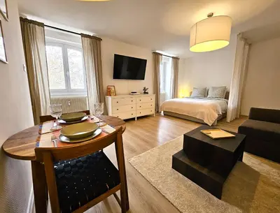 Télévision ou salle de divertissement dans l'établissement Studio Cosy- Hyper Centre Ville
