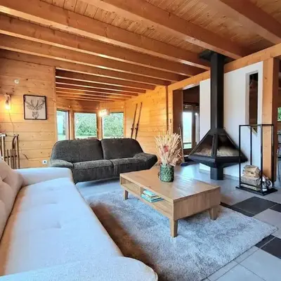 Domaine la Clairière Le Chêne Grande maison avec Sauna Terrasse Brasero et baby-foot