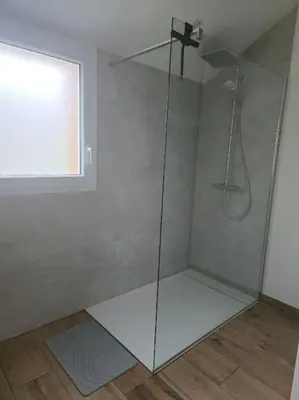 Salle de bains dans l'établissement Appartement moderne et cosy