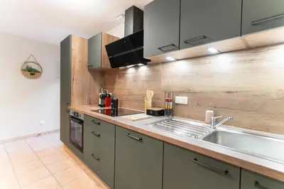 Cuisine ou kitchenette dans l'établissement Le Grand Lion Colmar Centre Parking Gratuit