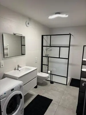 Salle de bains dans l'établissement L'Albertine proche Colmar