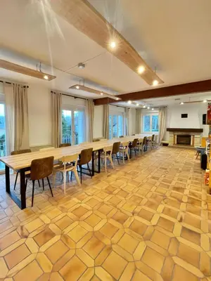 Plan de l'établissement Gîte 15 personnes Sauna et Spa
