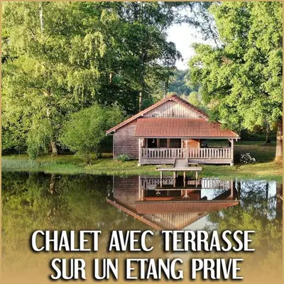 Paysage naturel près de le chalet