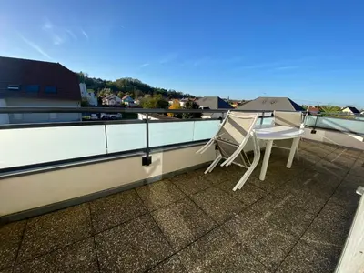 Balcon ou terrasse dans l'établissement Les terrasses des myosotis