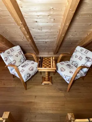Coin salon dans l'établissement Gîte du Bien-Être