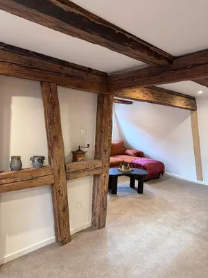 Coin salon dans l'établissement Appartement 2023
