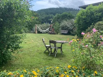 Vue générale sur la montagne ou vue sur la montagne depuis l'appartement
