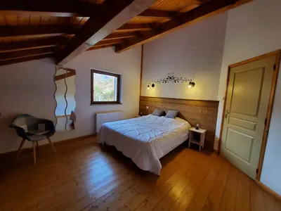 Un ou plusieurs lits dans un hébergement de l'établissement Chalet de la Rougeterre