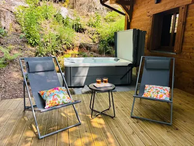 Plan de l'établissement Chalet Les Cimes - Sauna - Jacuzzi