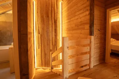 Plan de l'établissement Chalet Les Cimes - Sauna - Jacuzzi