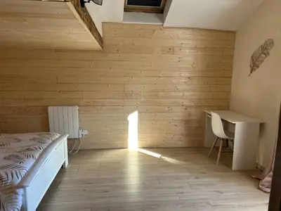 Un ou plusieurs lits dans un hébergement de l'établissement La Ferme