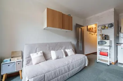 Cuisine ou kitchenette dans l'établissement Belle Hutte - La Bresse montagne et parking privé