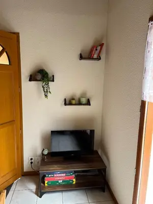 Télévision ou salle de divertissement dans l'établissement Gîte La Bresse 7 personnes