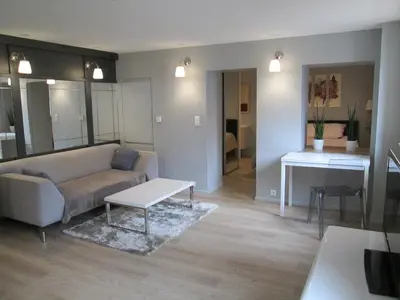 Coin salon dans l'établissement Residence du Parc