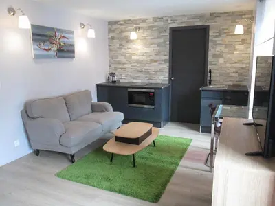 Coin salon dans l'établissement Residence du Parc