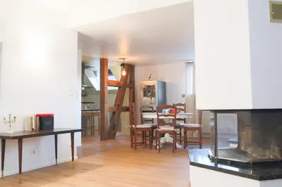 Cuisine ou kitchenette dans l'établissement Au coin du feu, Authentic & Natural