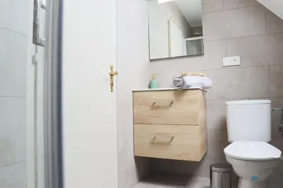 Salle de bains dans l'établissement La Suite Allure