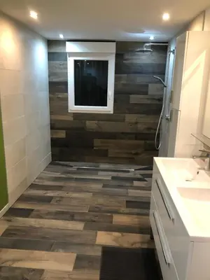 Salle de bains dans l'établissement La Ruine Single-family House with Hot Tub