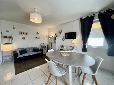 Télévision ou salle de divertissement dans l'établissement Le Cosy Blanchepierre, bel appartement classé 3 étoiles