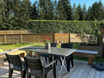 Jardin de l'établissement Charmant gîte en forêt vosgienne avec parking privé - FR-1-589-785
