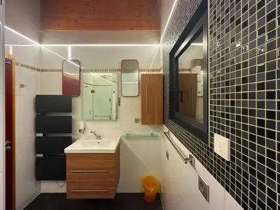 Salle de bains dans l'établissement L'Inattendue - Domaine GUETH - Vins d'Alsace et oenotourisme