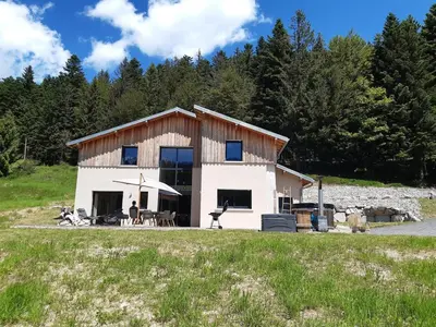 Paysage naturel près de le chalet
